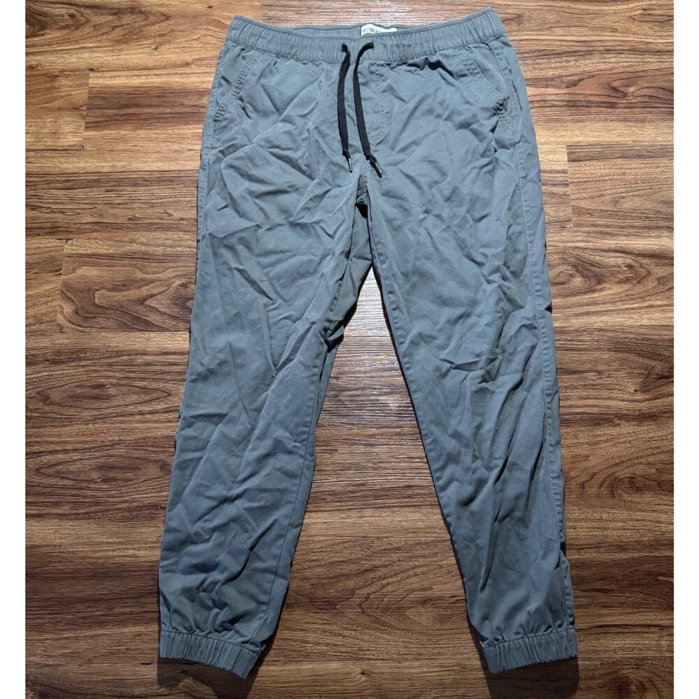 Beach Bros Joggers Gray Tapered Pants Drawstring Elastic Waist Casual Men's XL